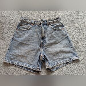 Zara Women's High Waisted Mom Shorts, Sz.8 5" Inseam